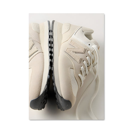 Poster Sneakers Beige