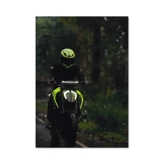 Poster Route Éclaboussée