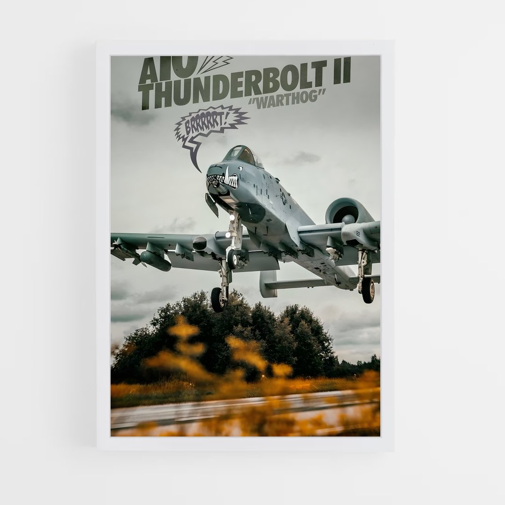ap-a-10 warthog-1 cadre Blanc