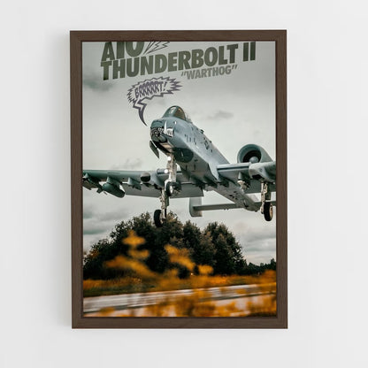 ap-a-10 warthog-1 cadre Bois foncé