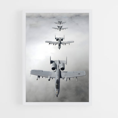 ap-a-10 warthog-10 cadre Blanc