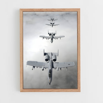 ap-a-10 warthog-10 cadre Bois clair