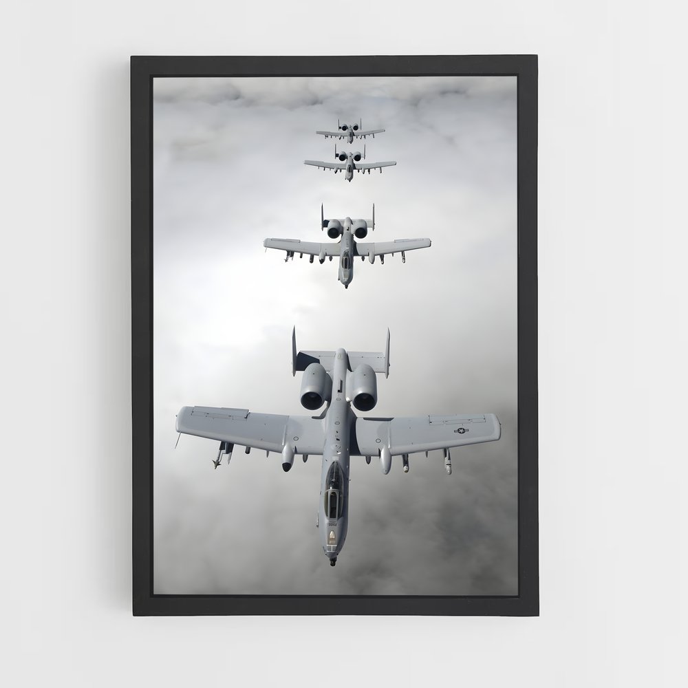 ap-a-10 warthog-10 cadre Noir