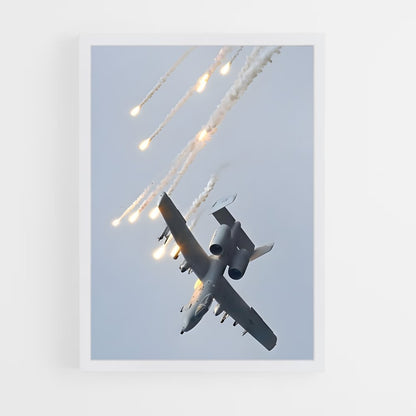 ap-a-10 warthog-4 cadre Blanc