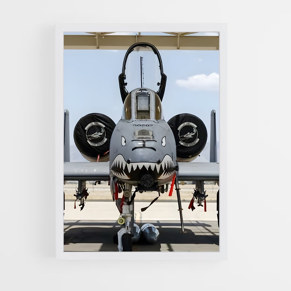 ap-a-10 warthog-5 cadre Blanc