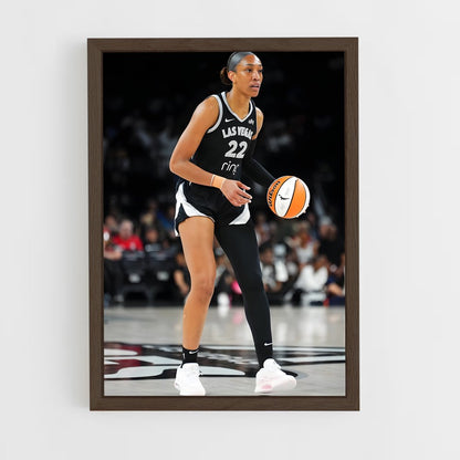 ap-a'ja wilson-8 cadre Bois foncé