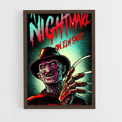 ap-a nightmare on elm street-3 cadre Bois foncé