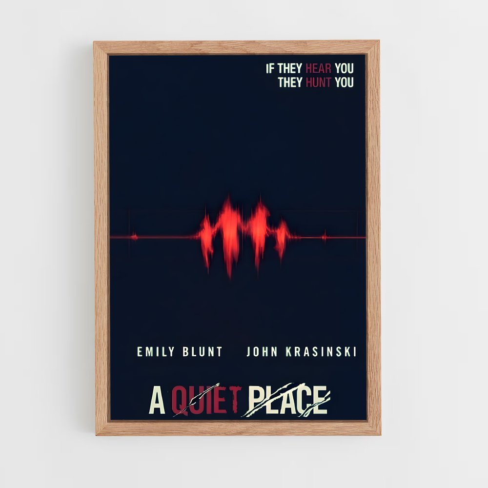 ap-a quiet place-2 cadre Bois clair