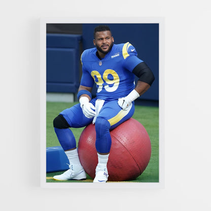 ap-aaron donald-3 cadre Blanc