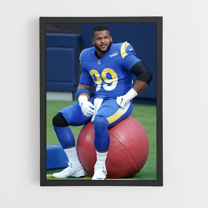 ap-aaron donald-3 cadre Noir