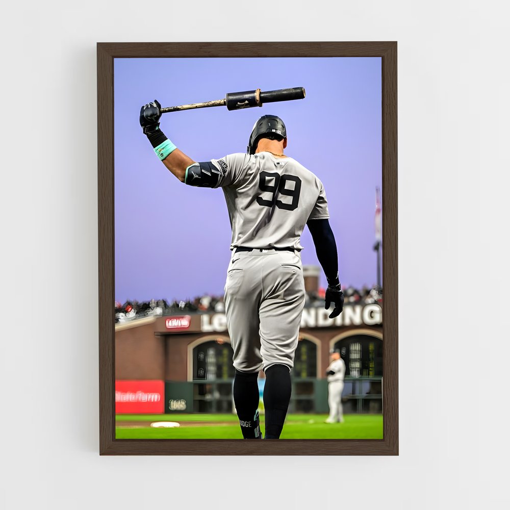 ap-aaron judge-1 cadre Bois foncé