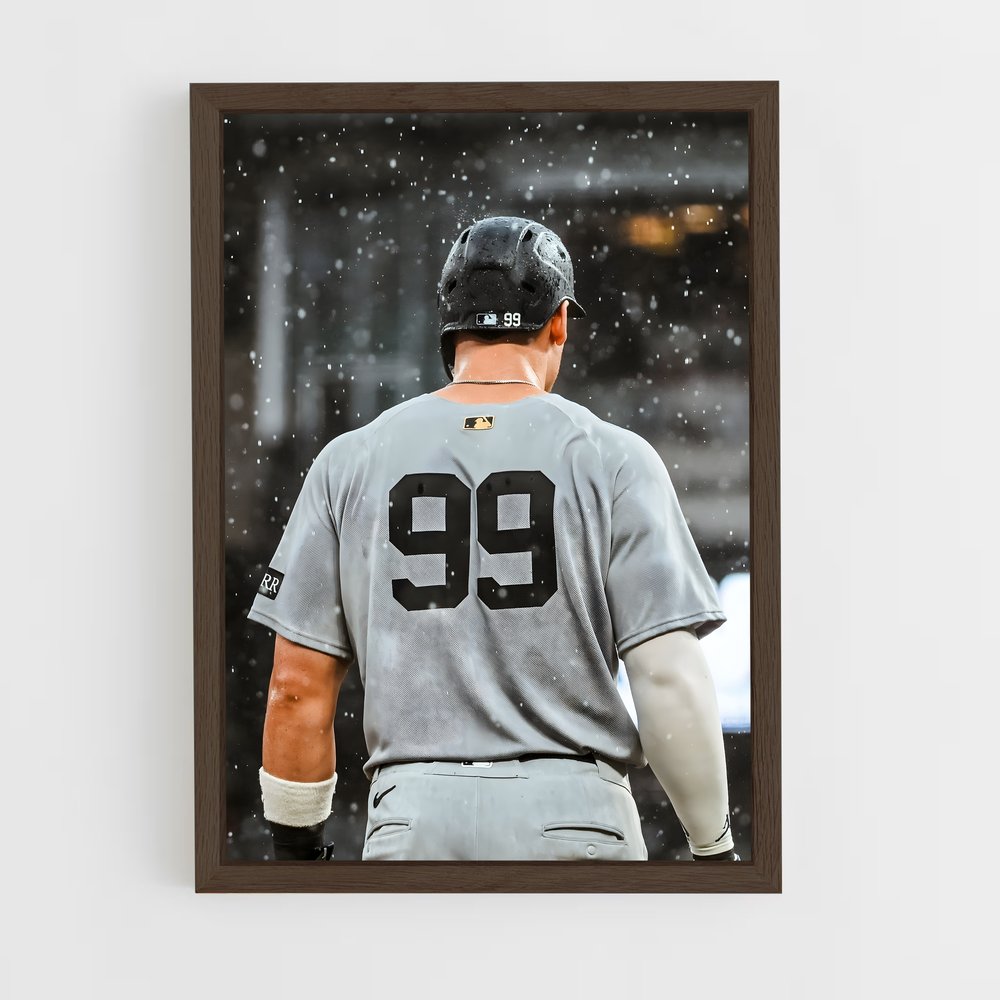 ap-aaron judge-10 cadre Bois foncé