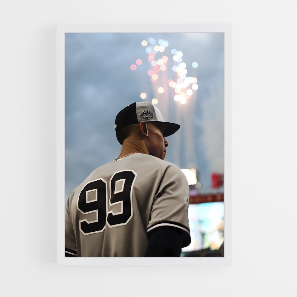 ap-aaron judge-4 cadre Blanc