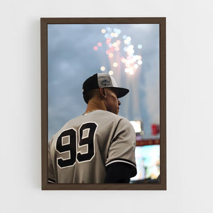 ap-aaron judge-4 cadre Bois foncé