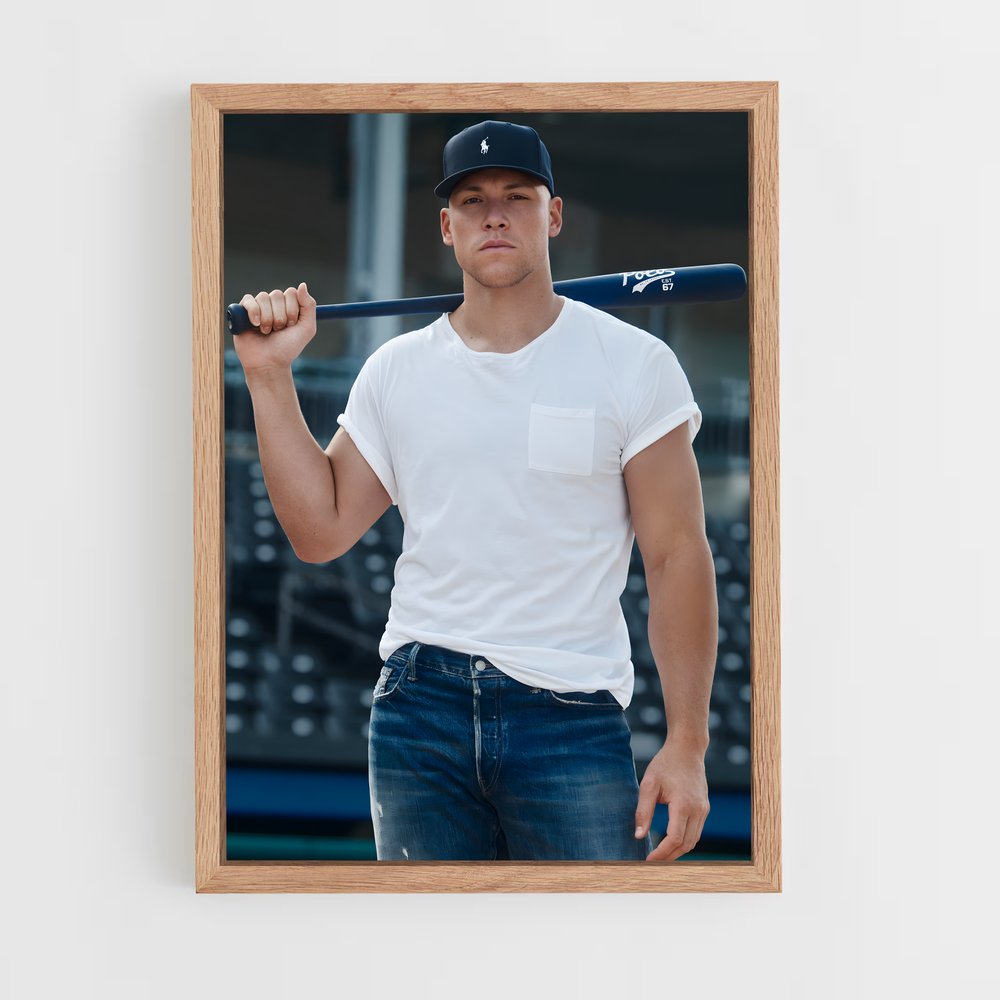 ap-aaron judge-7 cadre Bois clair