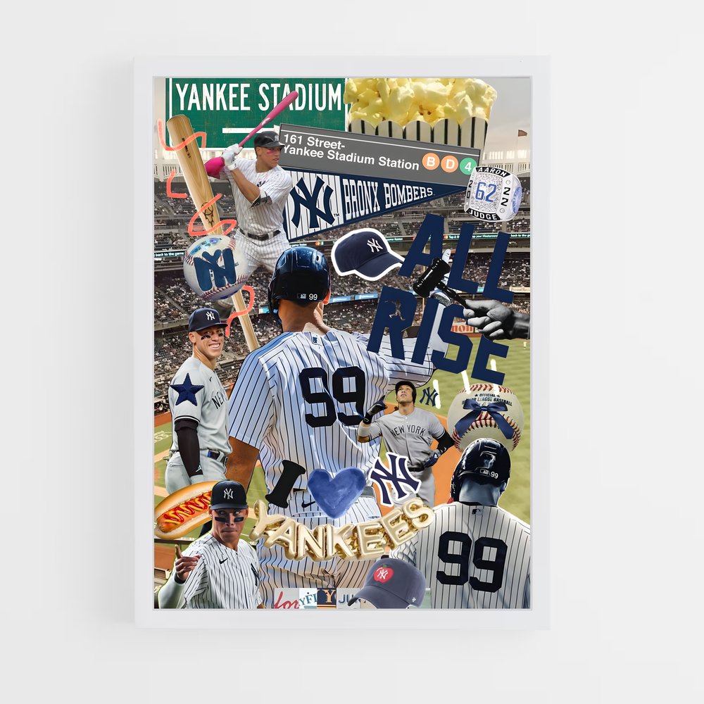 ap-aaron judge-8 cadre Blanc