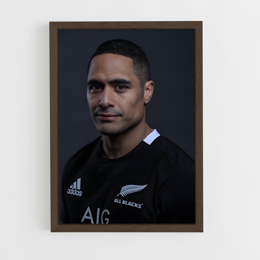 ap-aaron smith-9 cadre Bois foncé