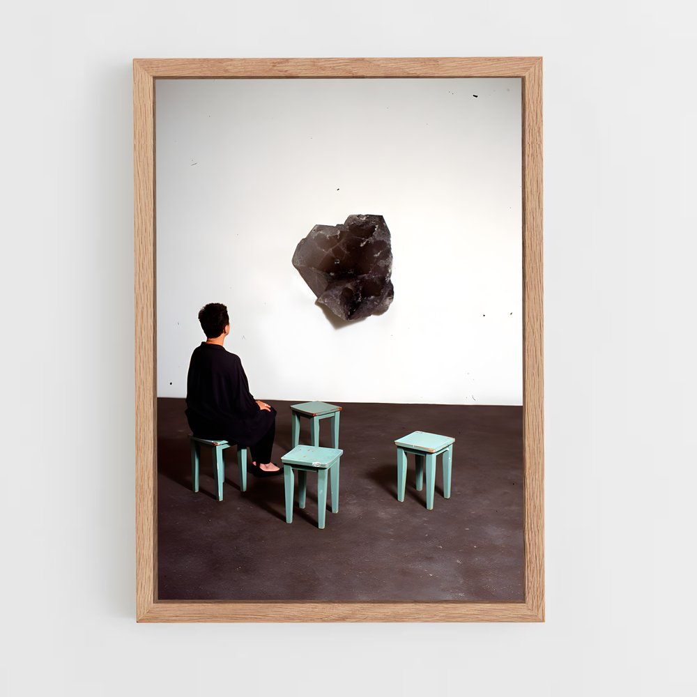 ap-abramovic performance sculptures-1 cadre Bois clair