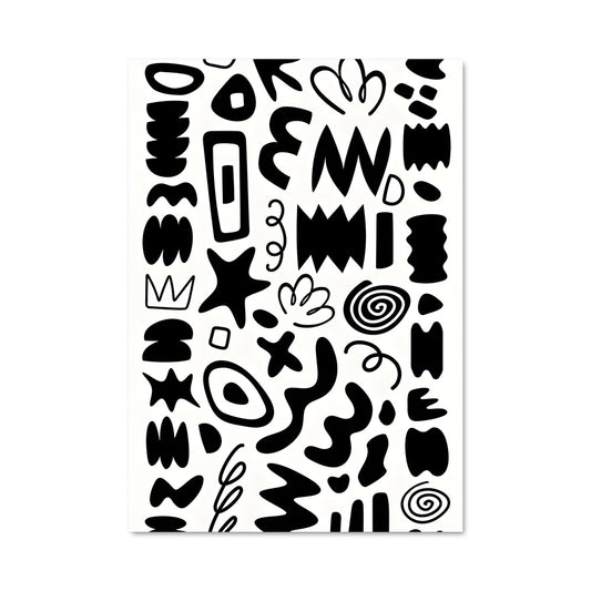 Poster Formes Éthérées