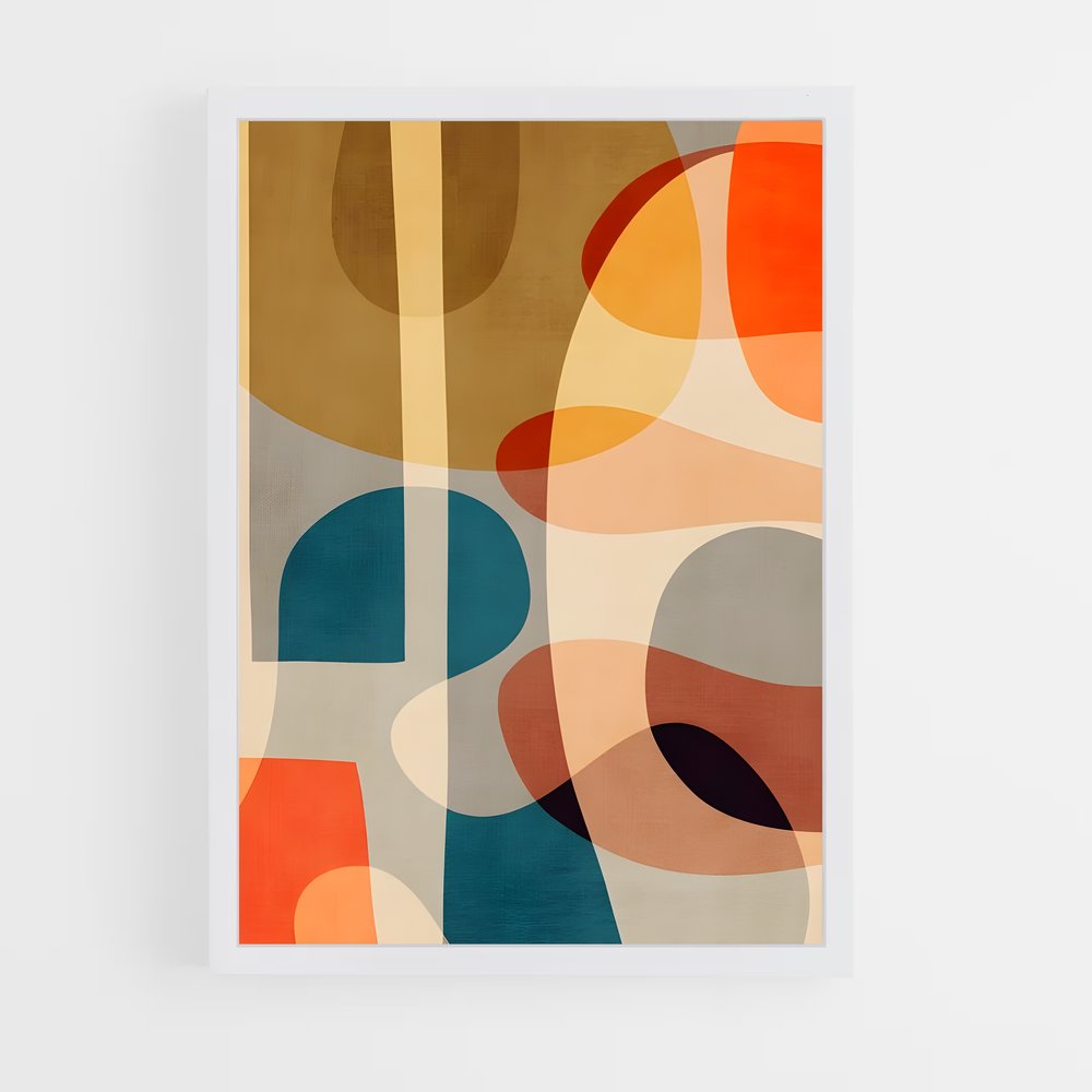 ap-abstract shapes-7 cadre Blanc