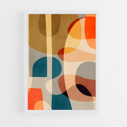 ap-abstract shapes-7 cadre Blanc