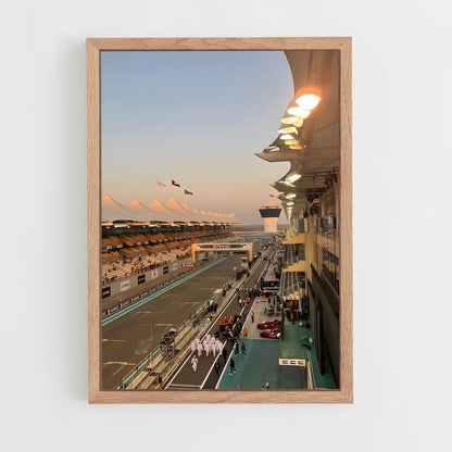 ap-abu dhabi grand prix-1 cadre Bois clair