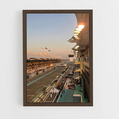 ap-abu dhabi grand prix-1 cadre Bois foncé