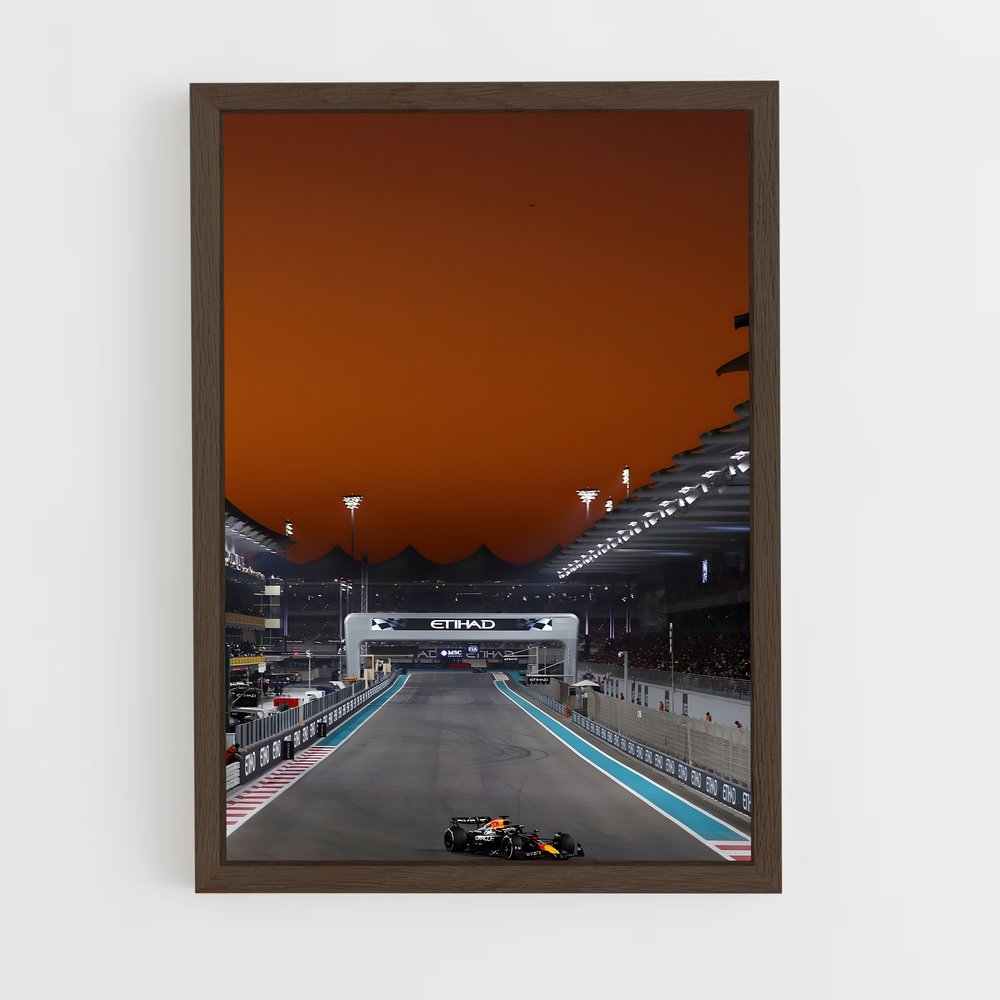 ap-abu dhabi grand prix-6 cadre Bois foncé