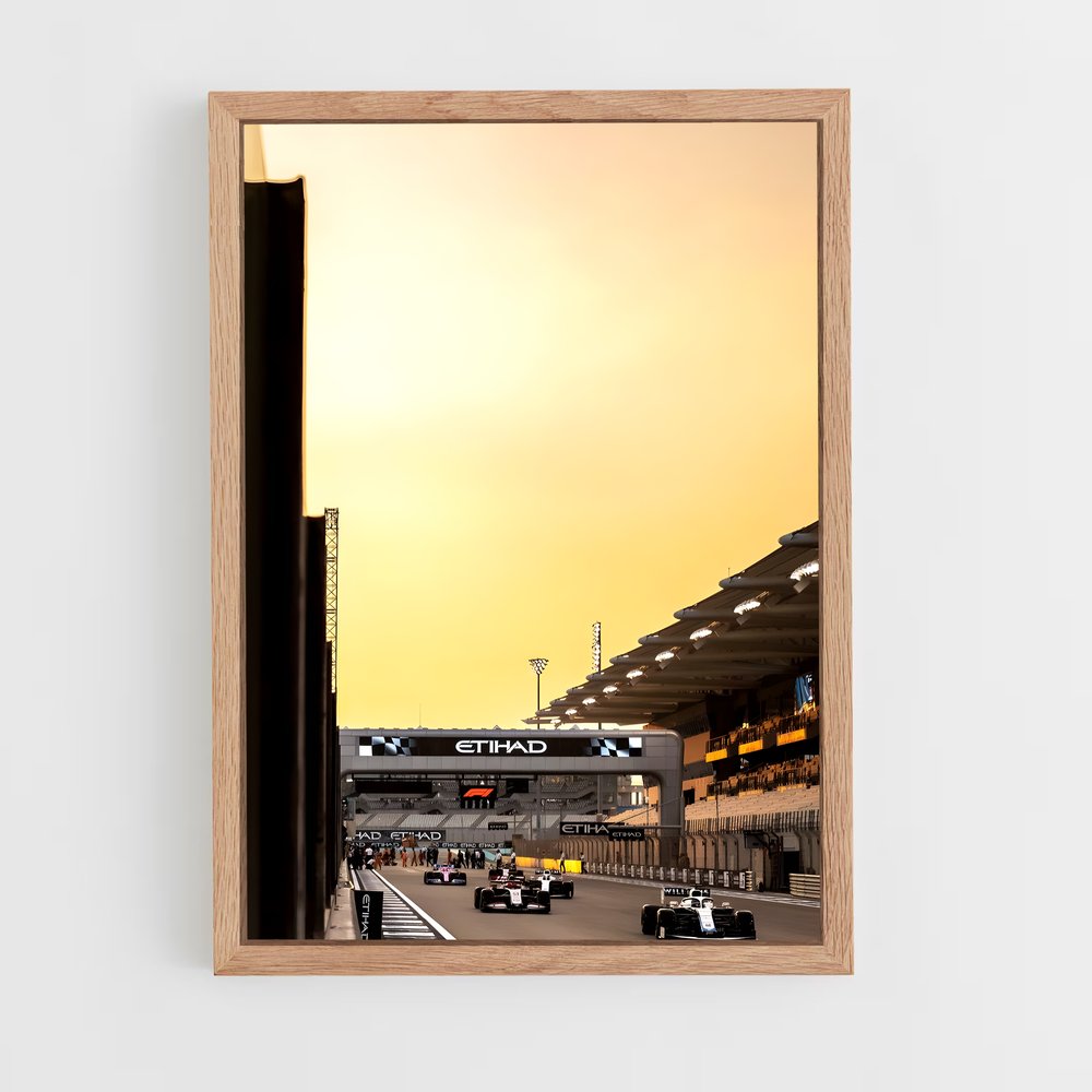 ap-abu dhabi grand prix-9 cadre Bois clair