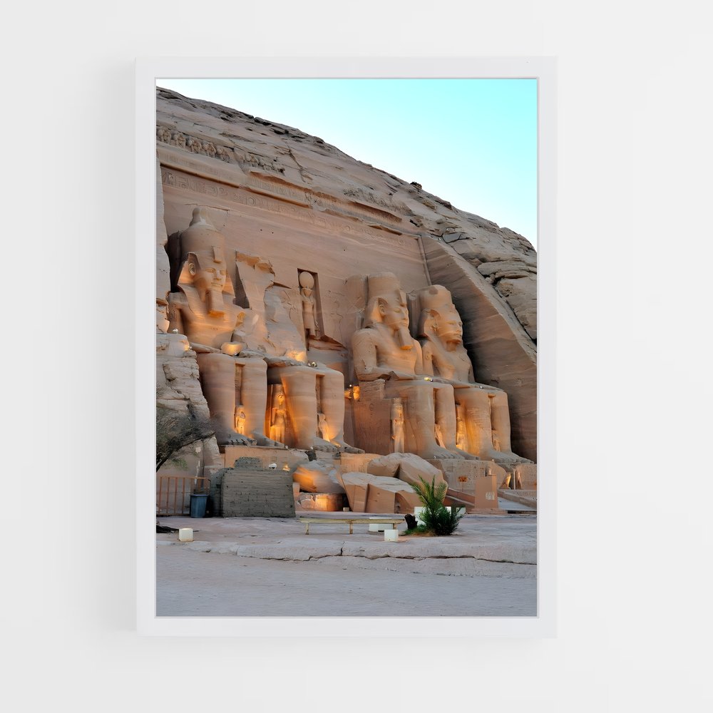 ap-abu simbel temples-1 cadre Blanc