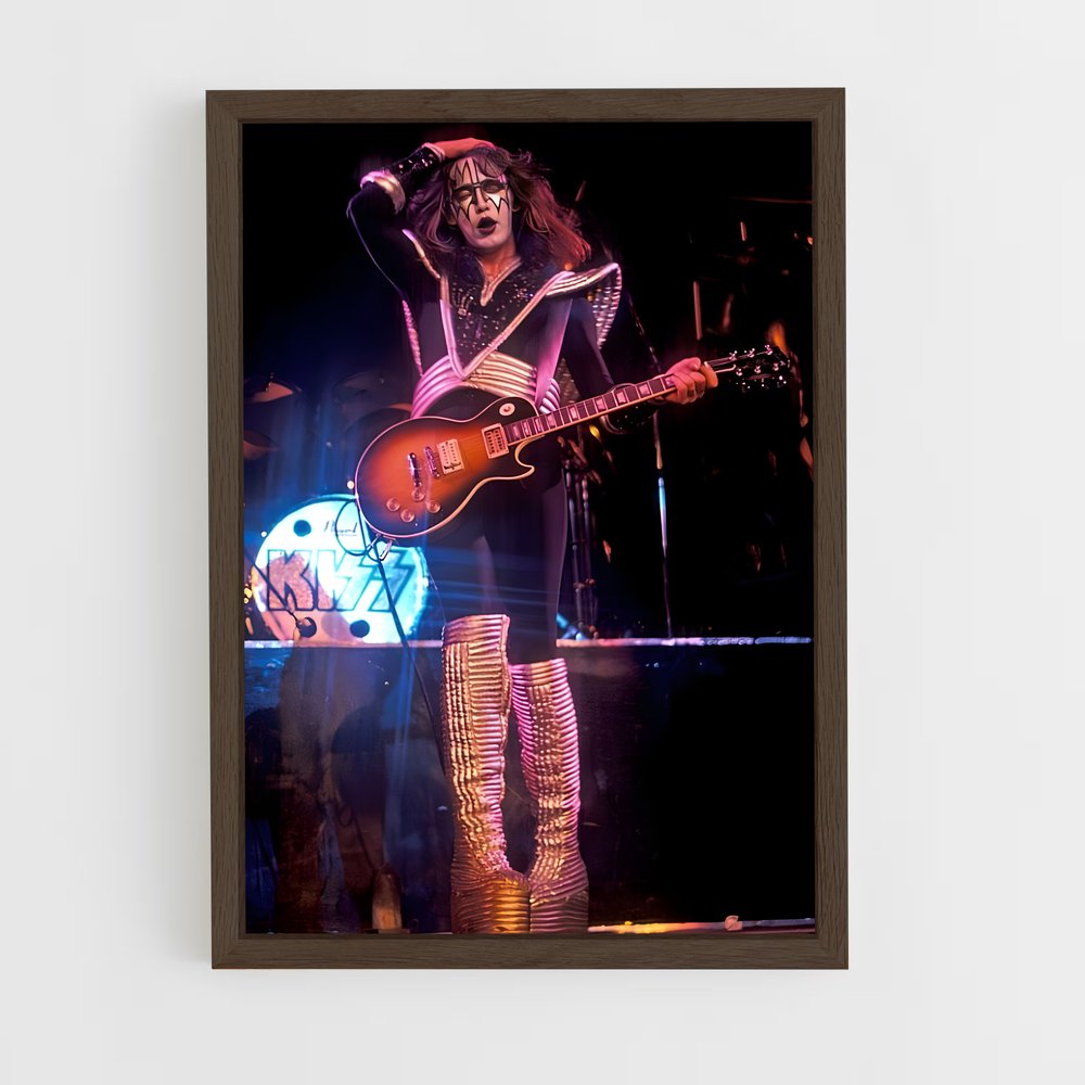 ap-ace frehley-1 cadre Bois foncé