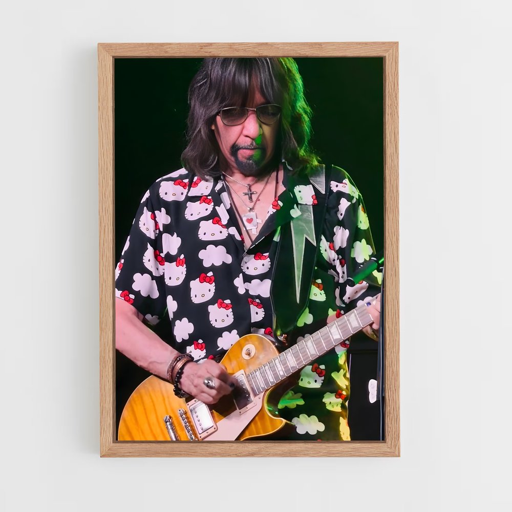 ap-ace frehley-3 cadre Bois clair