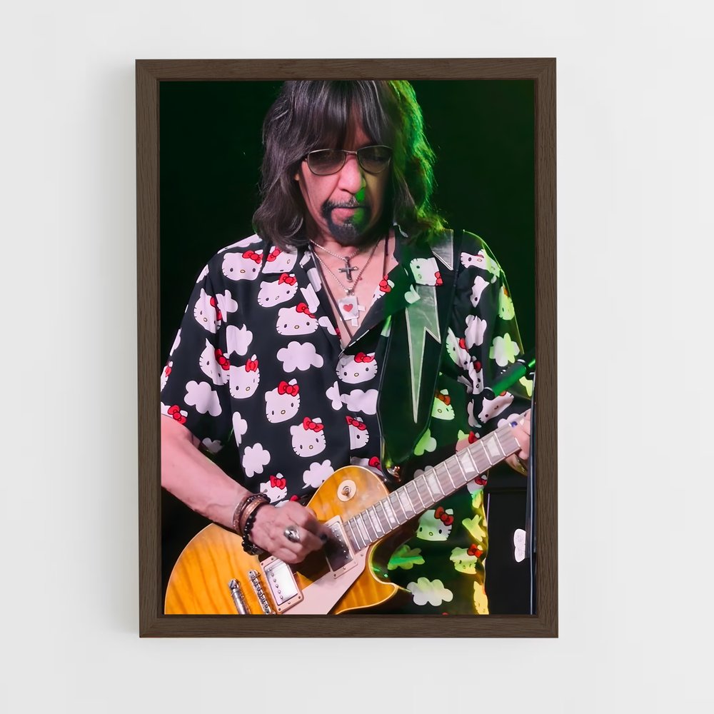 ap-ace frehley-3 cadre Bois foncé