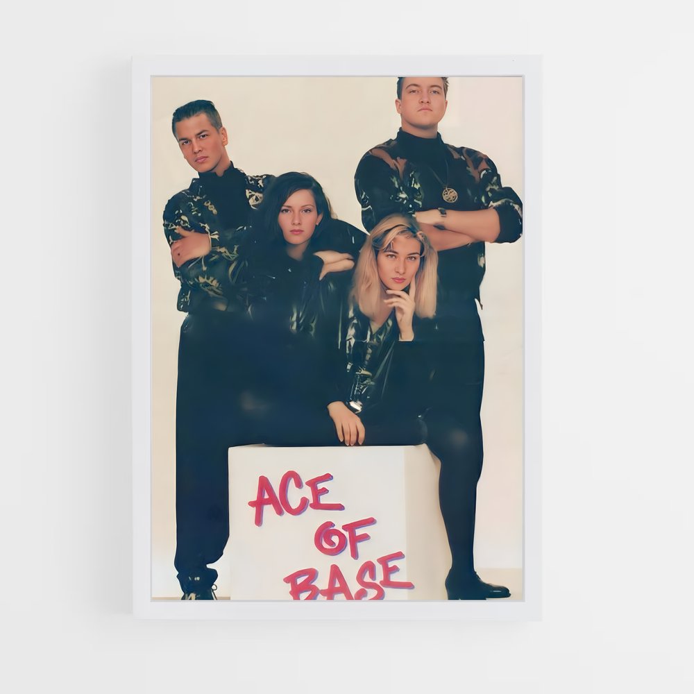 ap-ace of base-2 cadre Blanc