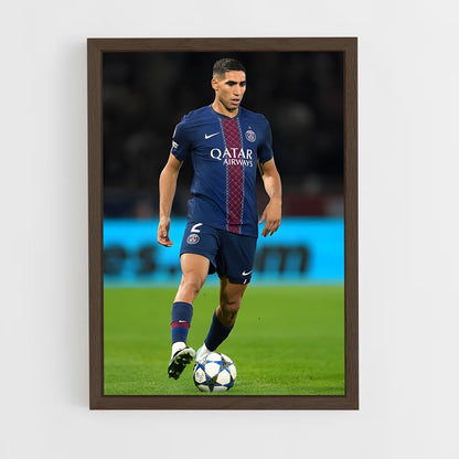ap-achraf hakimi-2 cadre Bois foncé