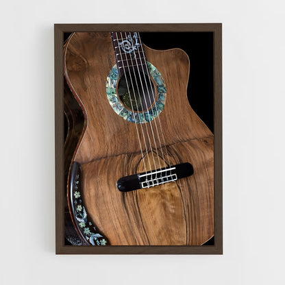 ap-acoustic guitar-5 cadre Bois foncé