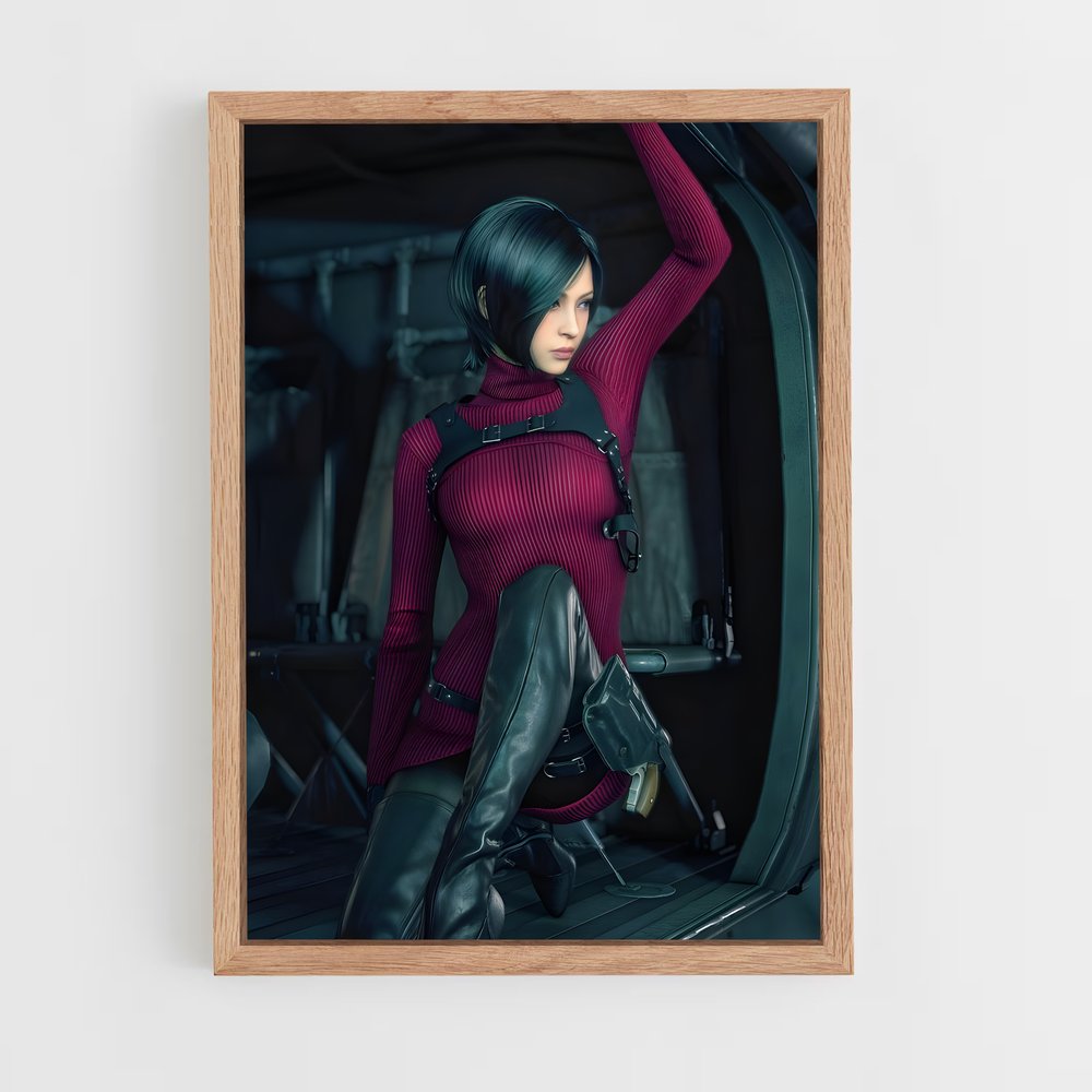 ap-ada wong-10 cadre Bois clair