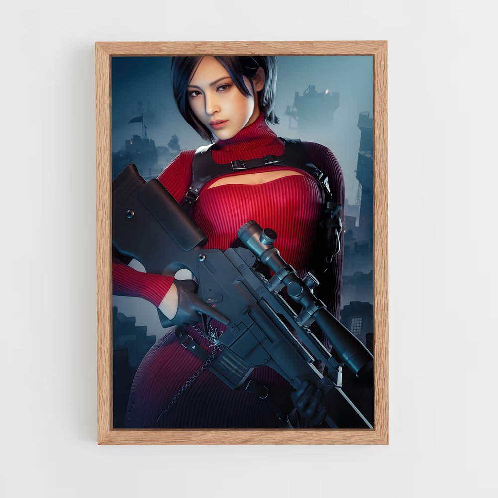 ap-ada wong-6 cadre Bois clair