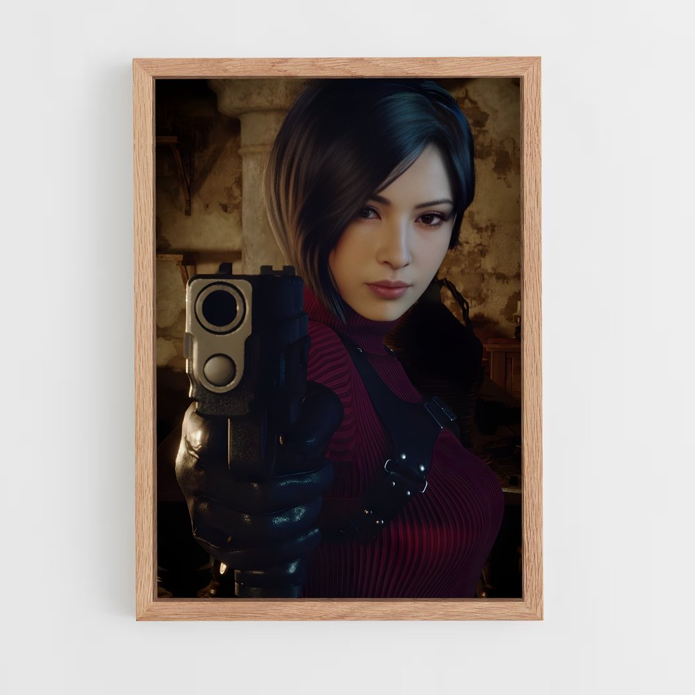 ap-ada wong-8 cadre Bois clair