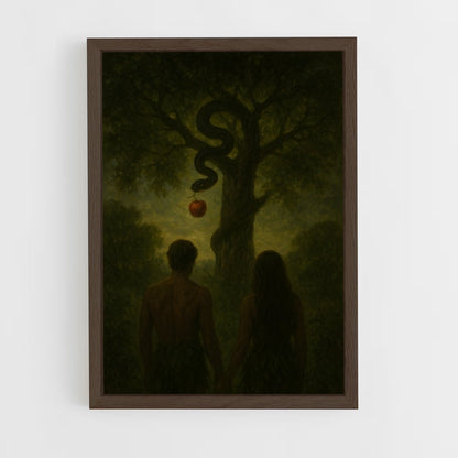 ap-adam and eve-3 cadre Bois foncé