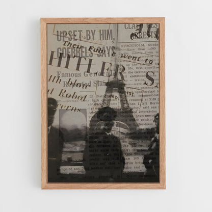 ap-adolf hitler-1 cadre Bois clair