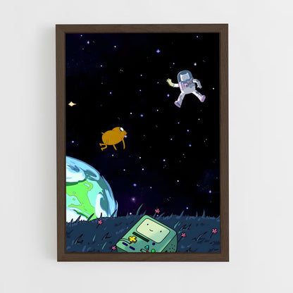 ap-adventure time-1 cadre Bois foncé