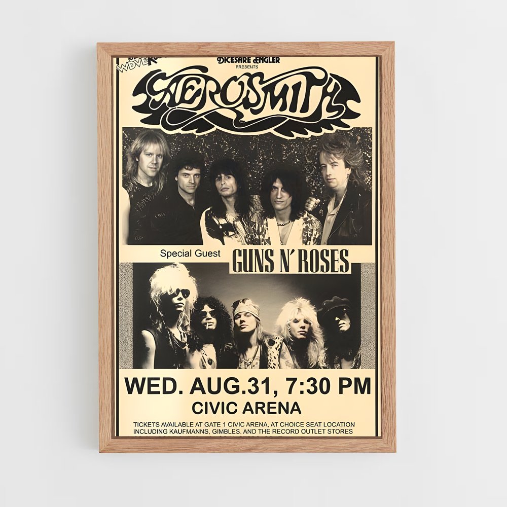 ap-aerosmith-6 cadre Bois clair