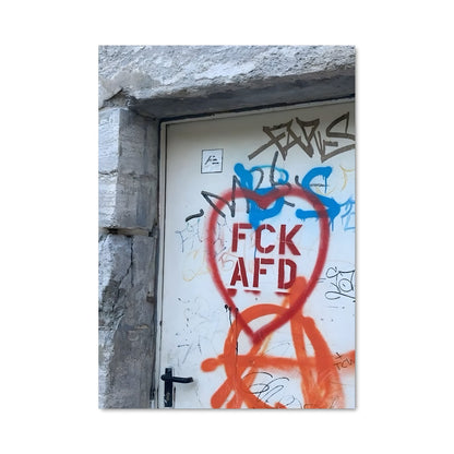 Poster Graffiti Heart