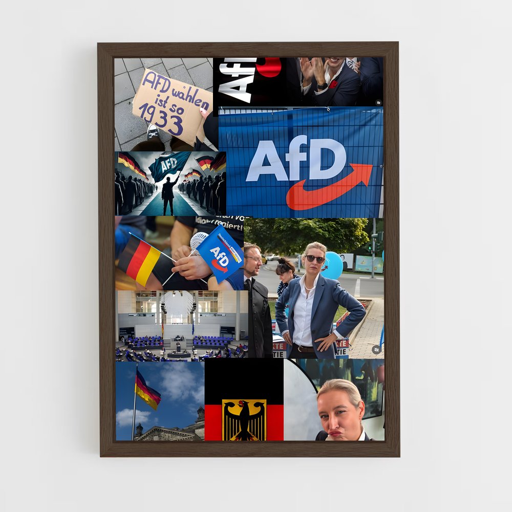 ap-afd germany-1 cadre Bois foncé