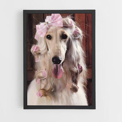 ap-afghan hound-4 cadre Noir