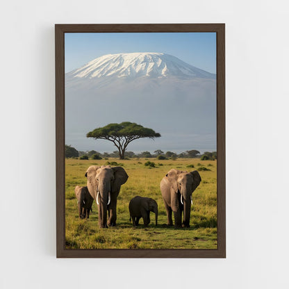 ap-african savanna-1 cadre Bois foncé
