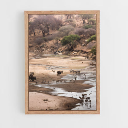 ap-african savanna-4 cadre Bois clair