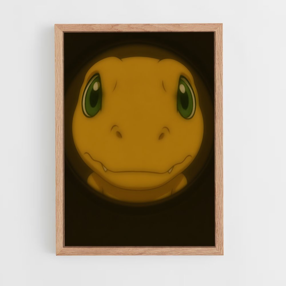 ap-agumon-1 cadre Bois clair