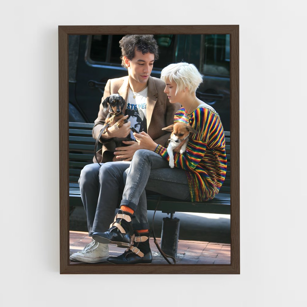 ap-agyness deyn-8 cadre Bois foncé